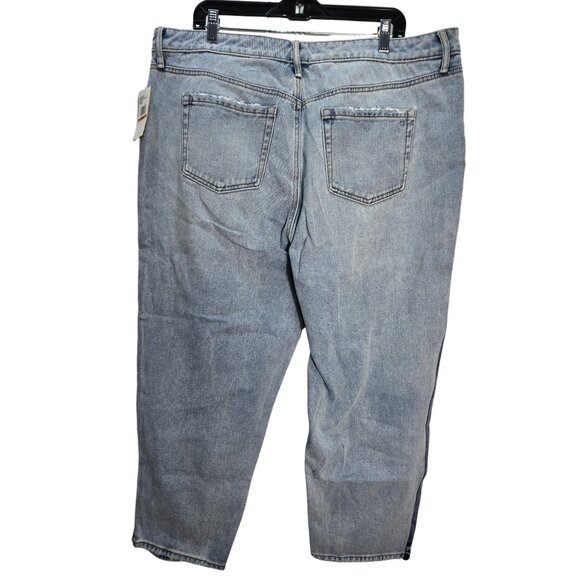 NWT | Jessica Simpson Throwback Vintage Straight Lived-In Distressed Jeans | 16W - Picture 2 of 7